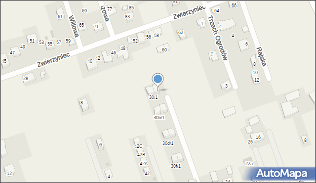 Łuczyce, Prądnik, 30a/2, mapa Łuczyce