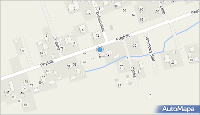 Łuczyce, Prądnik, 43, mapa Łuczyce
