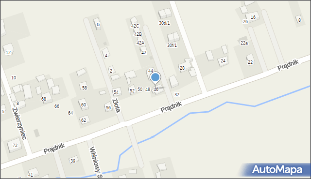 Łuczyce, Prądnik, 46, mapa Łuczyce
