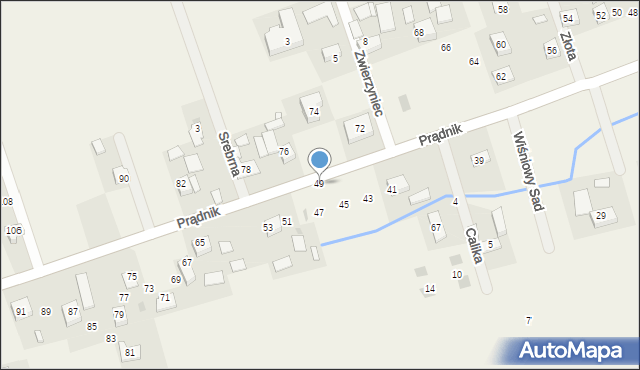 Łuczyce, Prądnik, 49, mapa Łuczyce