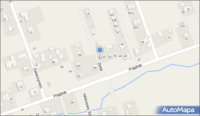 Łuczyce, Prądnik, 54, mapa Łuczyce