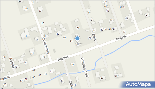 Łuczyce, Prądnik, 62, mapa Łuczyce