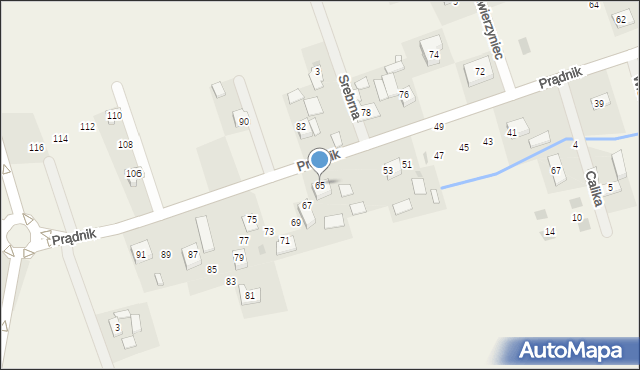 Łuczyce, Prądnik, 65, mapa Łuczyce