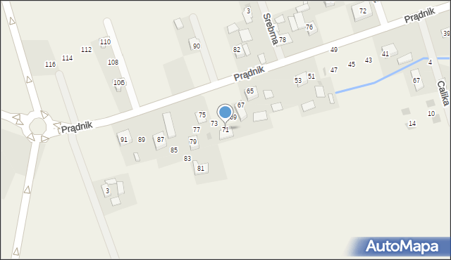 Łuczyce, Prądnik, 71, mapa Łuczyce