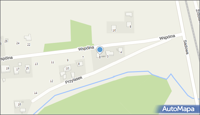 Łuczyce, Przylasek, 6, mapa Łuczyce