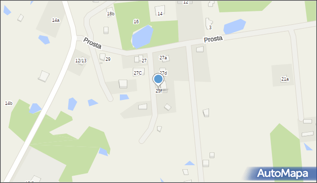 Ludwików, Prosta, 23f, mapa Ludwików