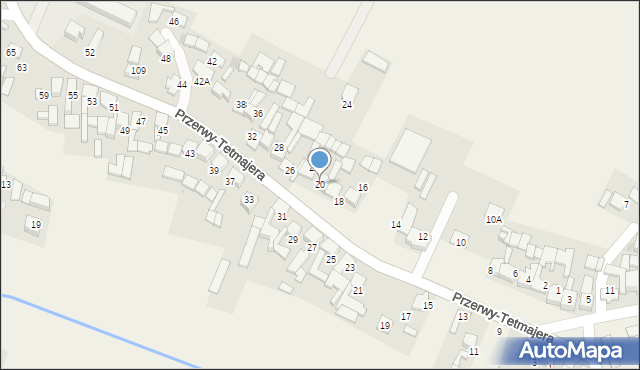 Ludźmierz, Przerwy-Tetmajera Kazimierza, 20, mapa Ludźmierz