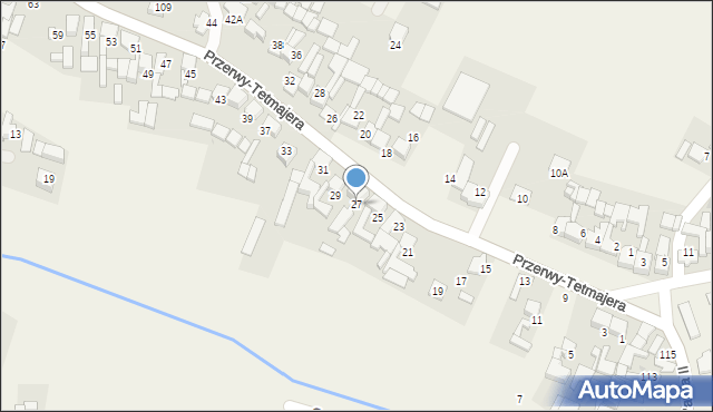 Ludźmierz, Przerwy-Tetmajera Kazimierza, 27, mapa Ludźmierz