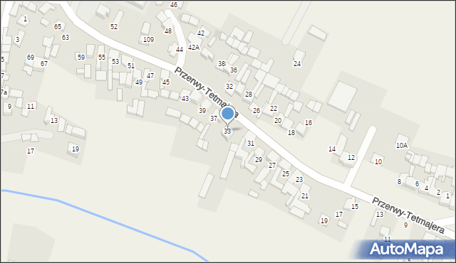 Ludźmierz, Przerwy-Tetmajera Kazimierza, 33, mapa Ludźmierz