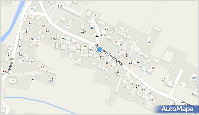 Ludźmierz, Przerwy-Tetmajera Kazimierza, 43, mapa Ludźmierz