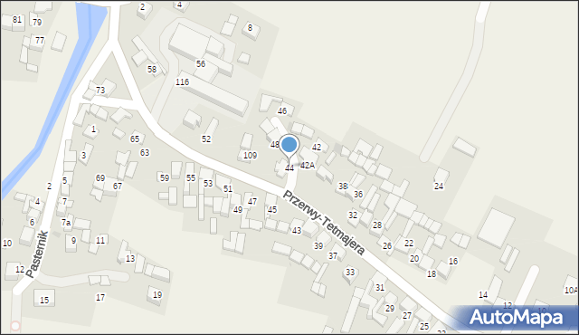 Ludźmierz, Przerwy-Tetmajera Kazimierza, 44, mapa Ludźmierz