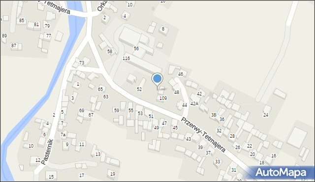 Ludźmierz, Przerwy-Tetmajera Kazimierza, 50, mapa Ludźmierz