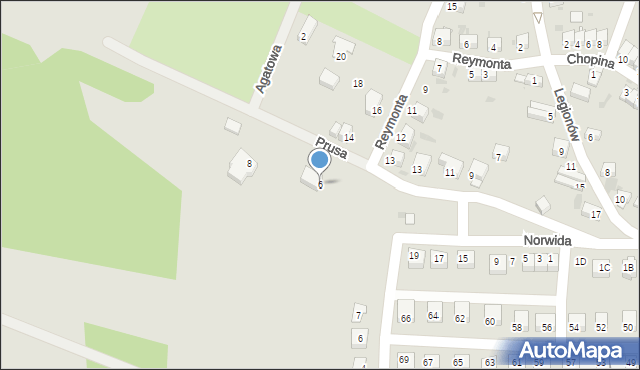 Lwówek Śląski, Prusa Bolesława, 6, mapa Lwówek Śląski