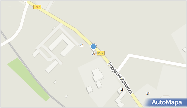 Lwówek Śląski, Przyjaciół Żołnierza, 20, mapa Lwówek Śląski