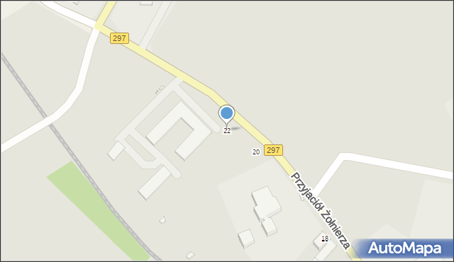 Lwówek Śląski, Przyjaciół Żołnierza, 22, mapa Lwówek Śląski