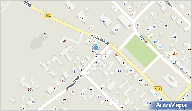 Maciejowice, Przewozińska, 2, mapa Maciejowice