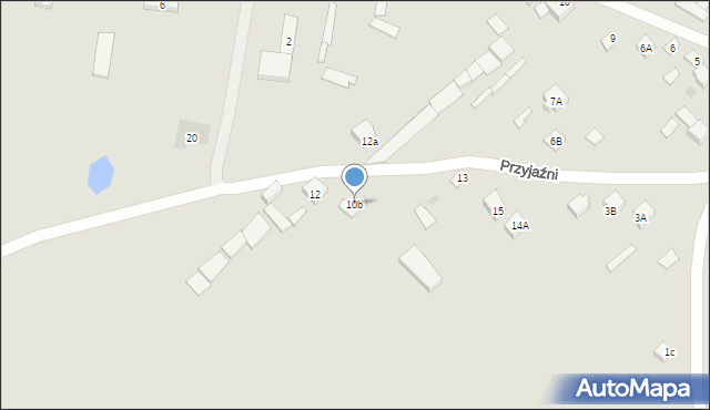 Magnuszew, Przyjaźni, 10b, mapa Magnuszew
