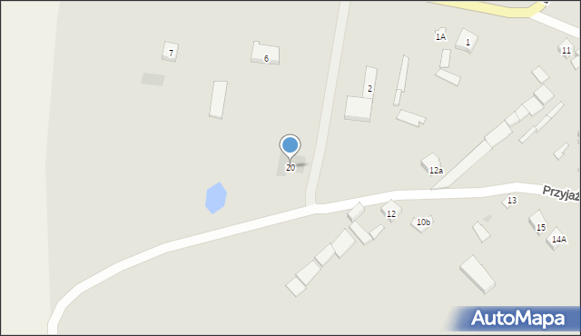 Magnuszew, Przyjaźni, 20, mapa Magnuszew