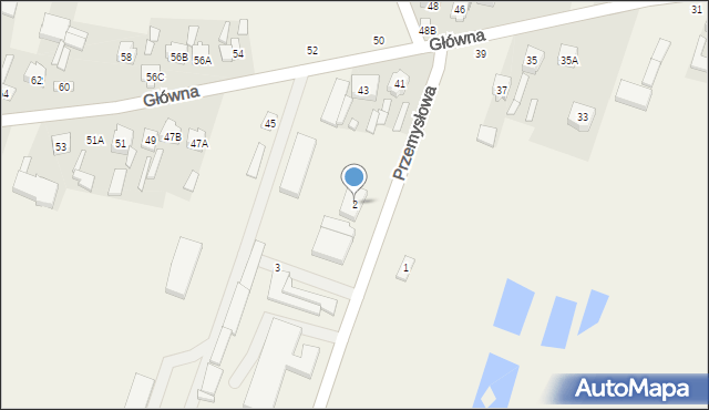 Maków, Przemysłowa, 2, mapa Maków