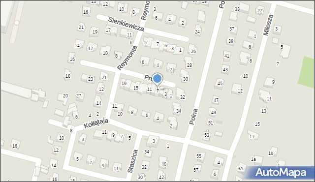 Maków Mazowiecki, Prusa Bolesława, 7, mapa Maków Mazowiecki