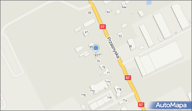 Maków Mazowiecki, Przasnyska, 83, mapa Maków Mazowiecki