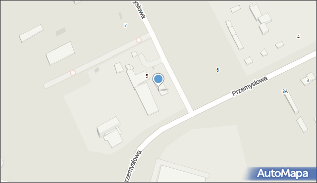 Maków Mazowiecki, Przemysłowa, 5a, mapa Maków Mazowiecki