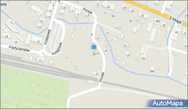 Maków Podhalański, Prusa, 10, mapa Maków Podhalański