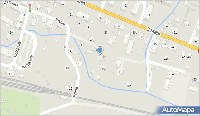 Maków Podhalański, Prusa, 11, mapa Maków Podhalański