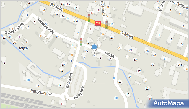 Maków Podhalański, Prusa, 2, mapa Maków Podhalański