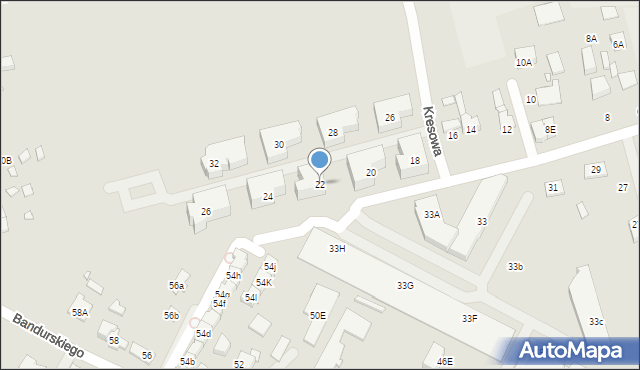 Marki, Promienna, 22, mapa Marki