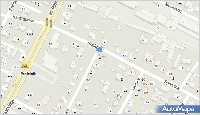 Marki, Prusa Bolesława, 18, mapa Marki