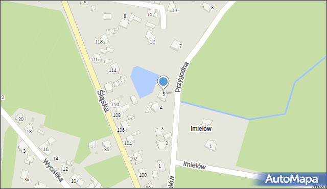 Miasteczko Śląskie, Przygodna, 5, mapa Miasteczko Śląskie