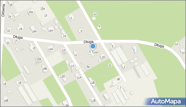 Michałów-Reginów, Prosta, 1f, mapa Michałów-Reginów