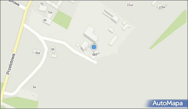 Mikołów, Przelotowa, 68A, mapa Mikołów