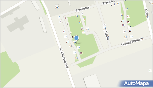 Młochów, Przekorna, 13, mapa Młochów