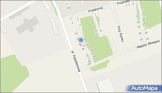 Młochów, Przekorna, 16, mapa Młochów