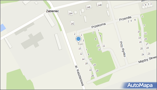 Młochów, Przekorna, 8, mapa Młochów