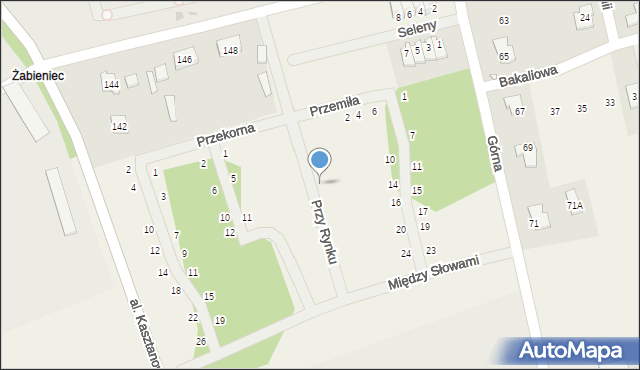 Młochów, Przy Rynku, 9, mapa Młochów