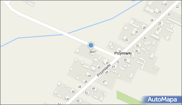 Młynek, Przymiarki, 38A, mapa Młynek
