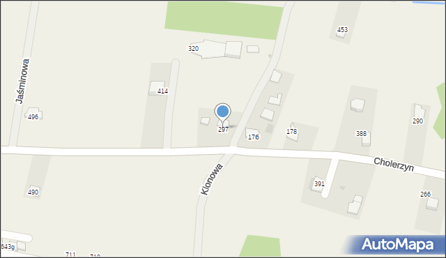 Mników, Pruszkowskiego Witolda, 6, mapa Mników