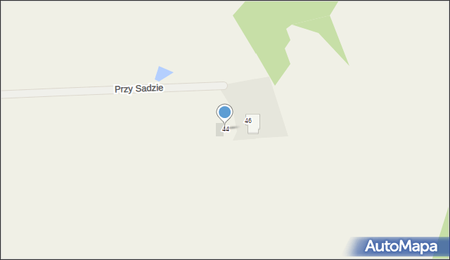 Mochle, Przy Sadzie, 44, mapa Mochle