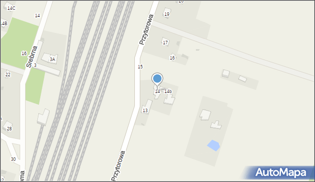 Mogowo, Przytorowa, 14, mapa Mogowo