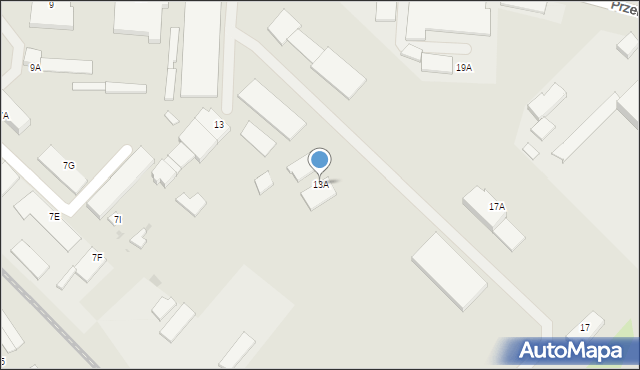 Morąg, Przemysłowa, 13A, mapa Morąg