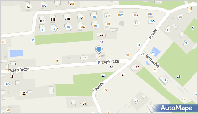 Mościska, Przepiórcza, 2, mapa Mościska