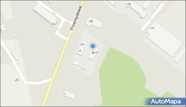 Mrągowo, Przemysłowa, 15, mapa Mrągowo