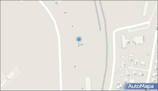 Mrągowo, Przemysłowa, 1j, mapa Mrągowo