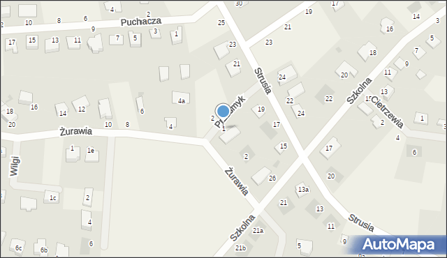 Murowaniec, Przesmyk, 1, mapa Murowaniec