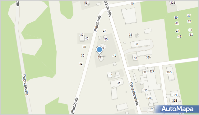 Nadarzyn, Pruszkowska, 39, mapa Nadarzyn