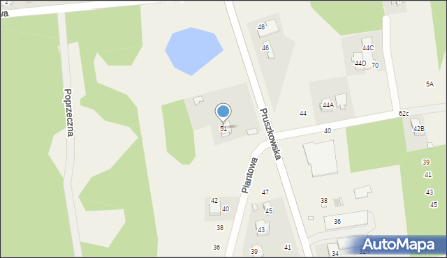 Nadarzyn, Pruszkowska, 51, mapa Nadarzyn