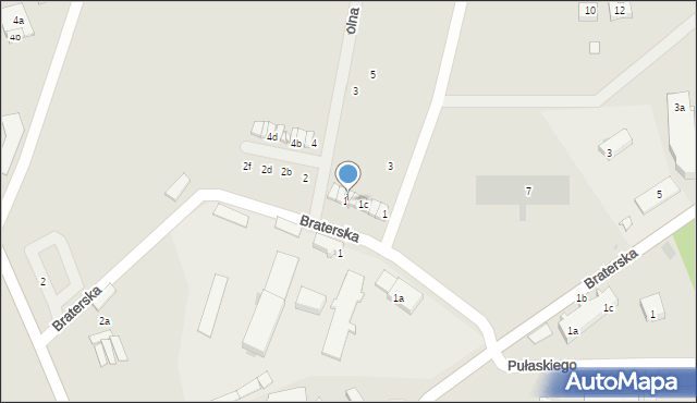 Namysłów, Przyjazna, 1e, mapa Namysłów